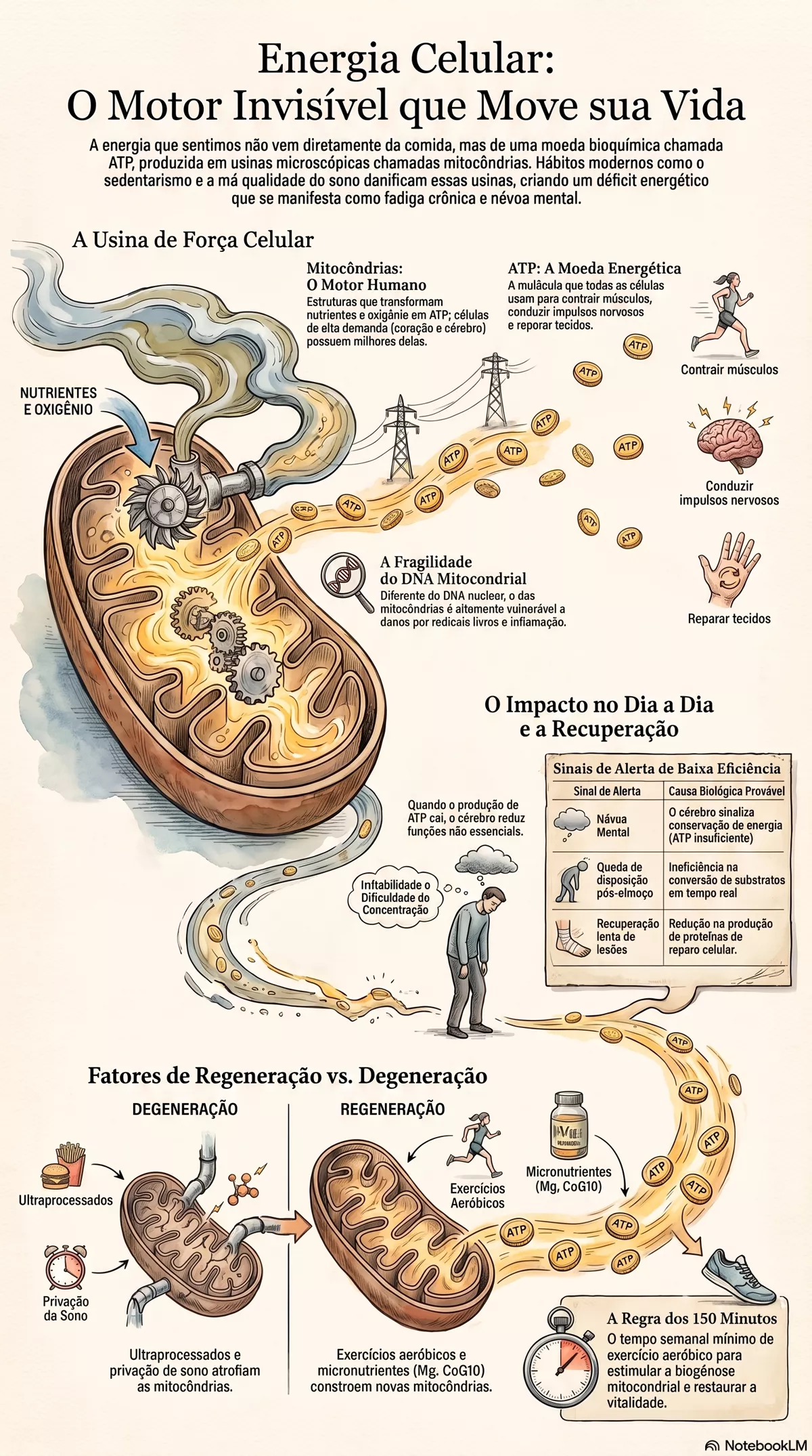 Infográfico — O que é energia celular e por que ela importa para tudo