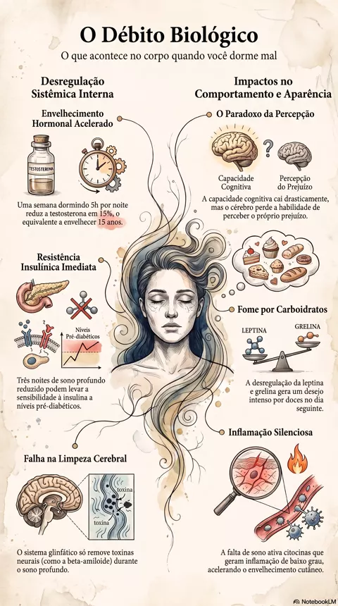 Infográfico — O que acontece no corpo quando você dorme mal