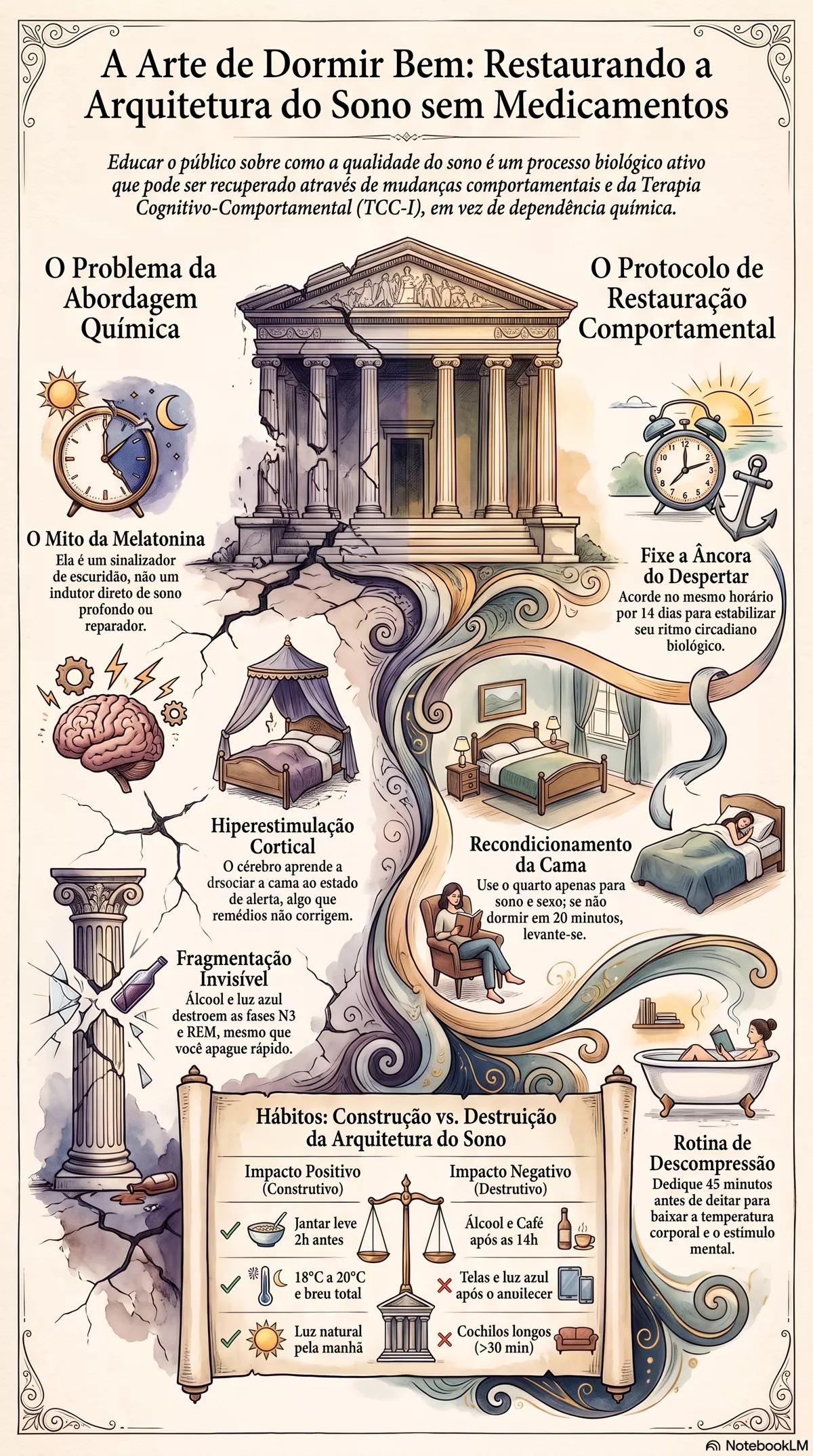 Infográfico — Como melhorar a qualidade do sono sem começar por remédios