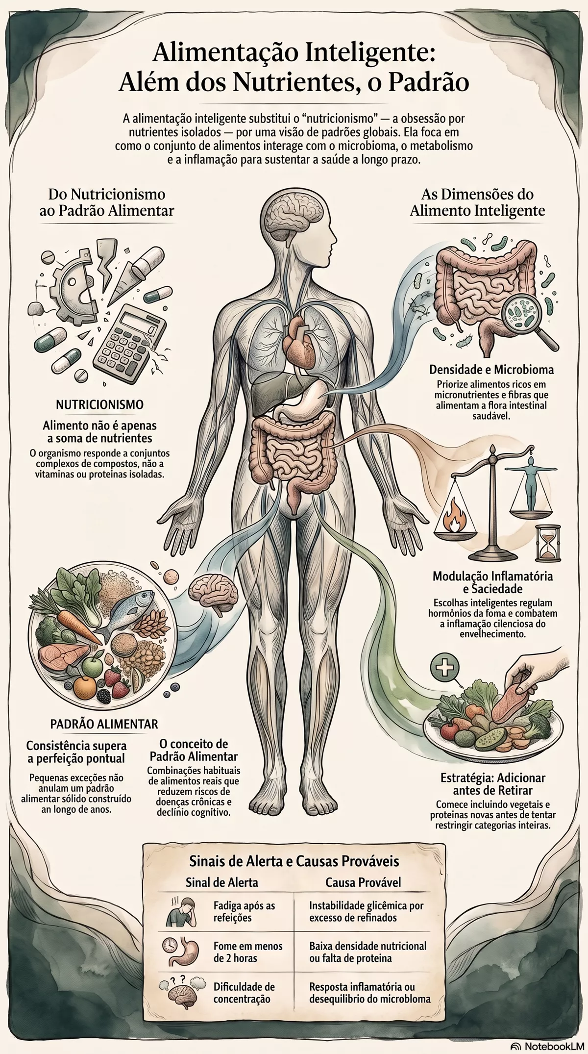 Infográfico — O que é alimentação inteligente de verdade