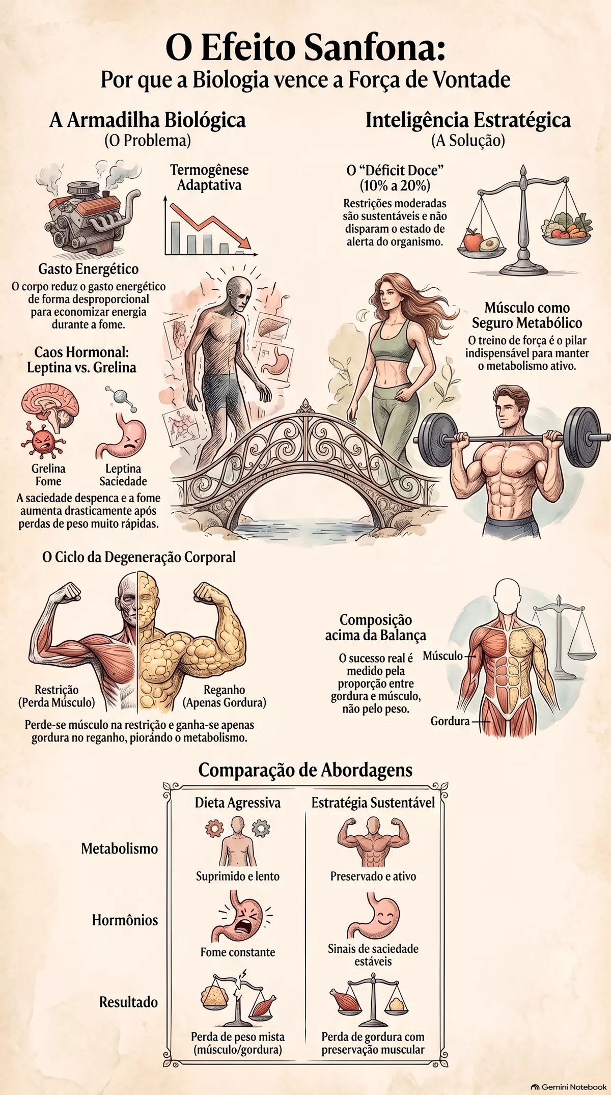 Infográfico — O efeito sanfona e o que ele revela sobre estratégia errada